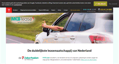 Desktop Screenshot of mkblease.nl